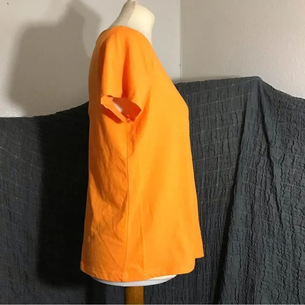 Peanuts Halloween Orange Tee Size Large - Picture 3 of 6